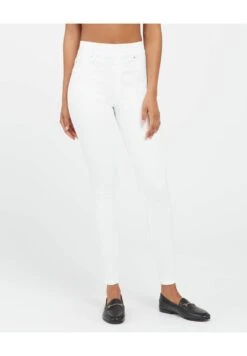 Spanx ANKLE SKINNY JEANS - Legginsy - White