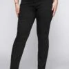 Sheego Jeansy Slim Fit - Black Denim