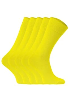 5 PACK COLORS SHAKE - Skarpety - Intense Lemon