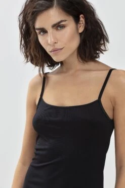 MEY UNTERKLEID SERIE EMOTION - Koszula Nocna - Schwarz -Fashion Pol 5634b15847de48a09bdf2b157b913d83