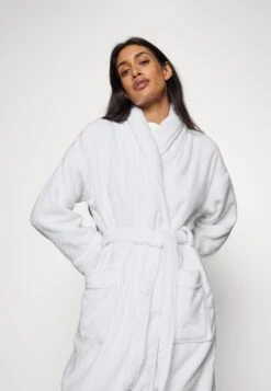Marks & Spencer TOWELLING GOWN - Szlafrok - White -Fashion Pol 5e54a0256fcf4b0b9db8ef9270a507d3