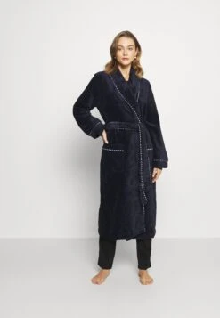 Calida COSY SHOWER DAMEN - Szlafrok - Dark Lapis Blue