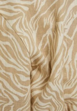 BERSHKA LONG SLEEVE BLEND - CROSSOVER - Bluzka - Sand -Fashion Pol 6104a19820cc4731a4a8b99bd2d55de5