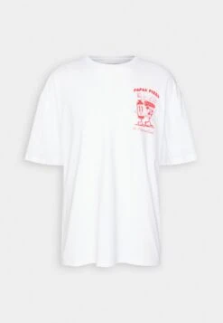 Jack & Jones JORPASTA TEE CREW NECK UNISEX - T-shirt Z Nadrukiem - White -Fashion Pol 69568590adda4a46be48963bab9eaf22