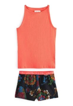 Next SET STANDARD - Piżama - Red Tropical -Fashion Pol 6a5a6aef93404a7a81a0fdc87fd6dde3