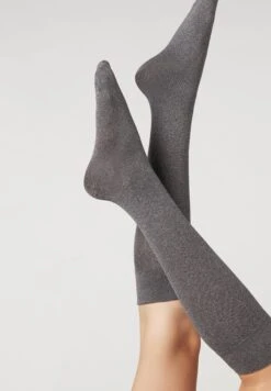 Calzedonia KNEE - HIGH 60 DEN - Podkolanówki - Grigio Mel.medio