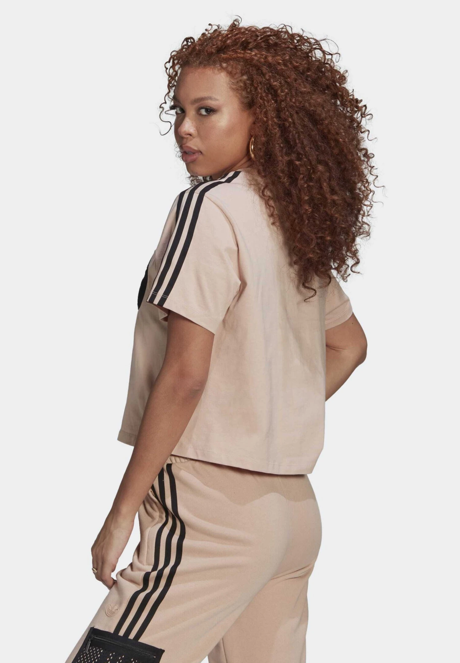 Adidas Originals CROPPED - T-shirt Z Nadrukiem - Ash Pearl 6 Adidas Originals CROPPED - T-shirt Z Nadrukiem - Ash Pearl - obrazek 6