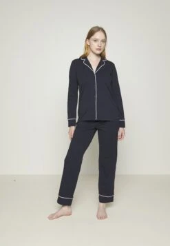 ESPRIT BEAUTIFUL BASICS LONG LEG LONG SLEEVE - Piżama - Navy