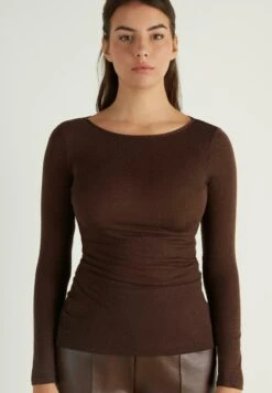 U-BOOT - Bluzka Z Długim Rękawem - Coffee Brown