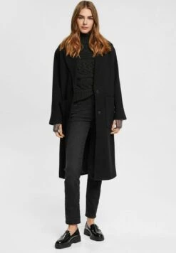 ESPRIT Jeansy Straight Leg - Black Dark Wash -Fashion Pol 75b8b573cf79446faac6fe1cc63c156e