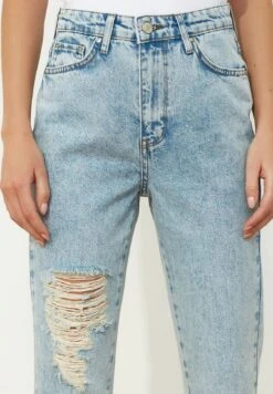 Trendyol Jeansy Slim Fit - Blue -Fashion Pol 7658da274a0d4024ada29f026b5b20dc