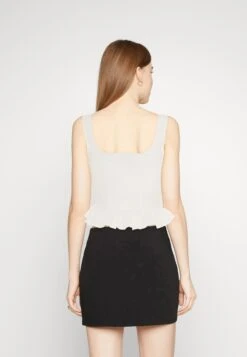 Gina Tricot KARITA - Top - Offwhite -Fashion Pol 773601fac24d449dbad0391ee444cea1