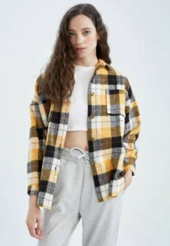 DeFacto Koszula - Yellow