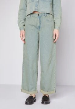 American Vintage FYBEE - Jeansy Dzwony - Dirty Beige