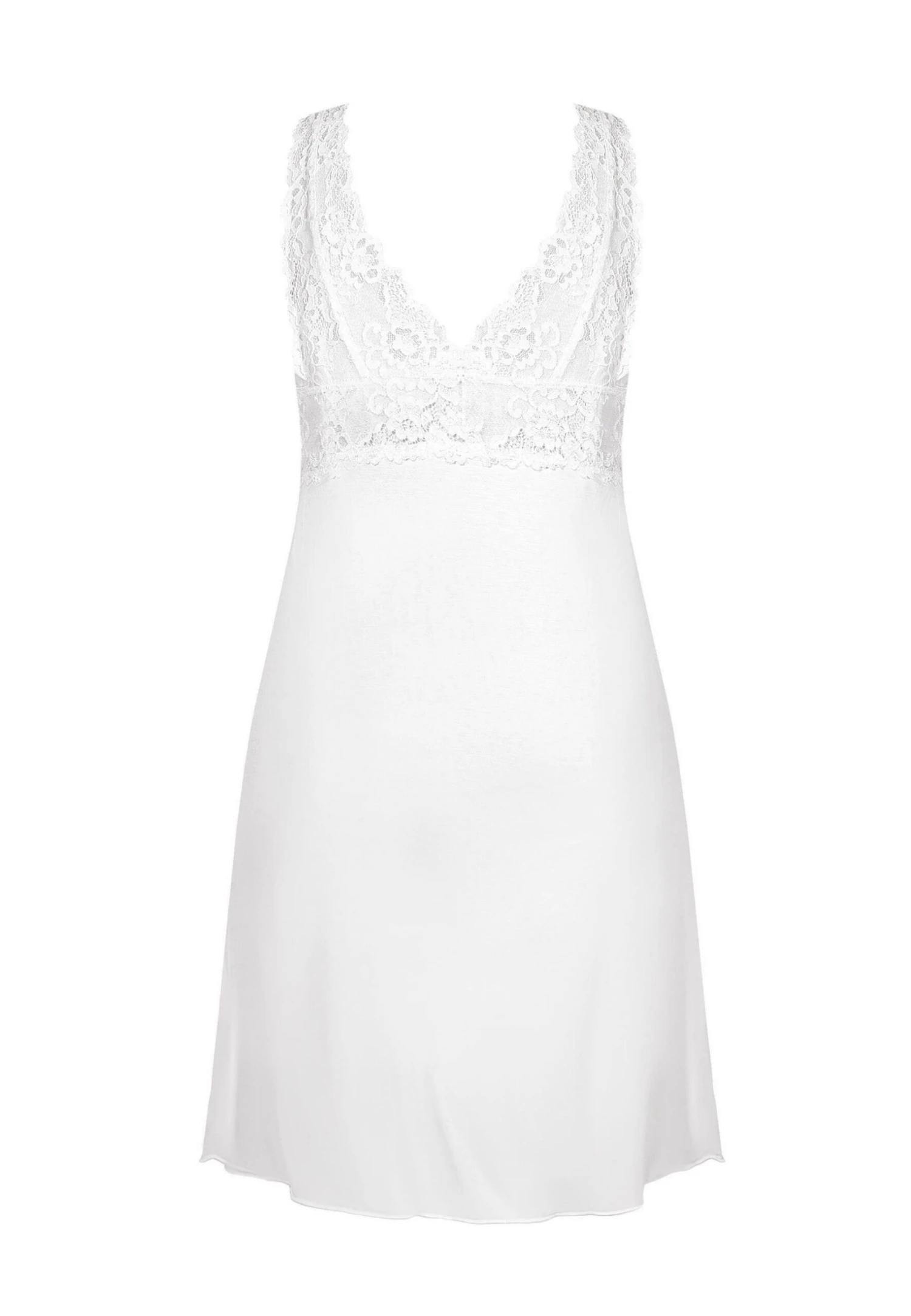 BONA - Koszula Nocna - Off White 4 BONA - Koszula Nocna - Off White - obrazek 4