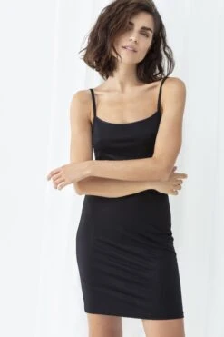 MEY UNTERKLEID SERIE EMOTION - Koszula Nocna - Schwarz -Fashion Pol 85630576d06847fda382abe8023ca294