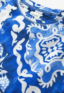 Next SET LONG SLEEVE - Piżama - Blue Abstract -Fashion Pol 85d683b79715485482daa6d86a09f5ca