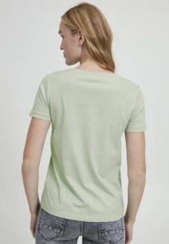 B.young BYSANLA LEAF TSHIRT - T-shirt Z Nadrukiem - Frosty Green -Fashion Pol 870185f2b12e45d8a6d5bf9740839203