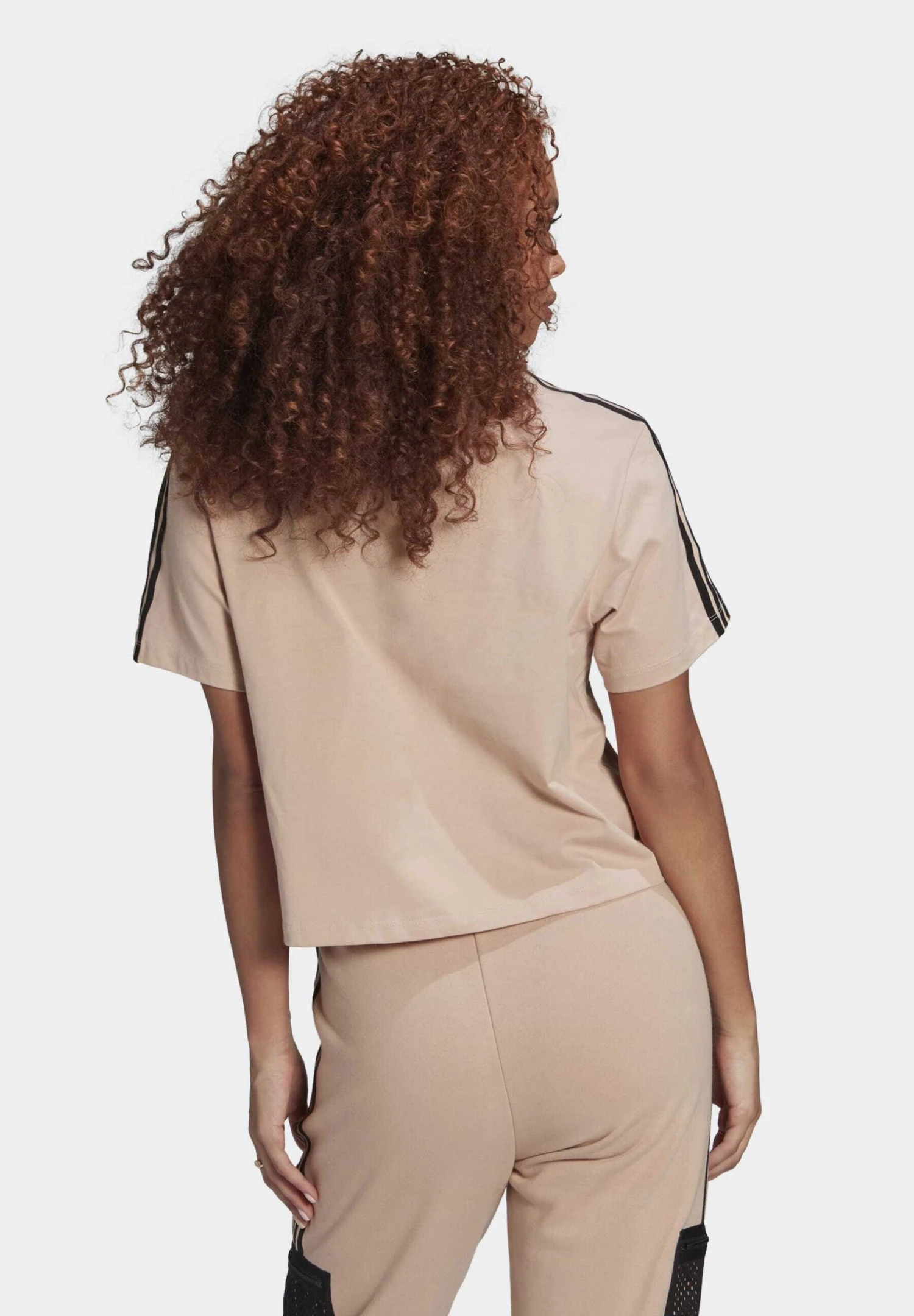 Adidas Originals CROPPED - T-shirt Z Nadrukiem - Ash Pearl 2 Adidas Originals CROPPED - T-shirt Z Nadrukiem - Ash Pearl - obrazek 2