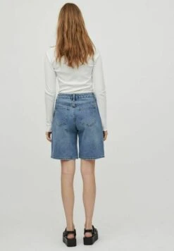 Vila Szorty Jeansowe - Medium Blue Denim -Fashion Pol 8c9c75ff01fb48eb9a1f8edf0781bda9