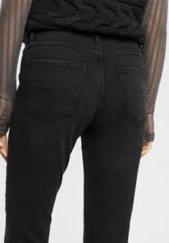ESPRIT Jeansy Straight Leg - Black Dark Wash -Fashion Pol 8d082622974d4503b792081c1c659f5f