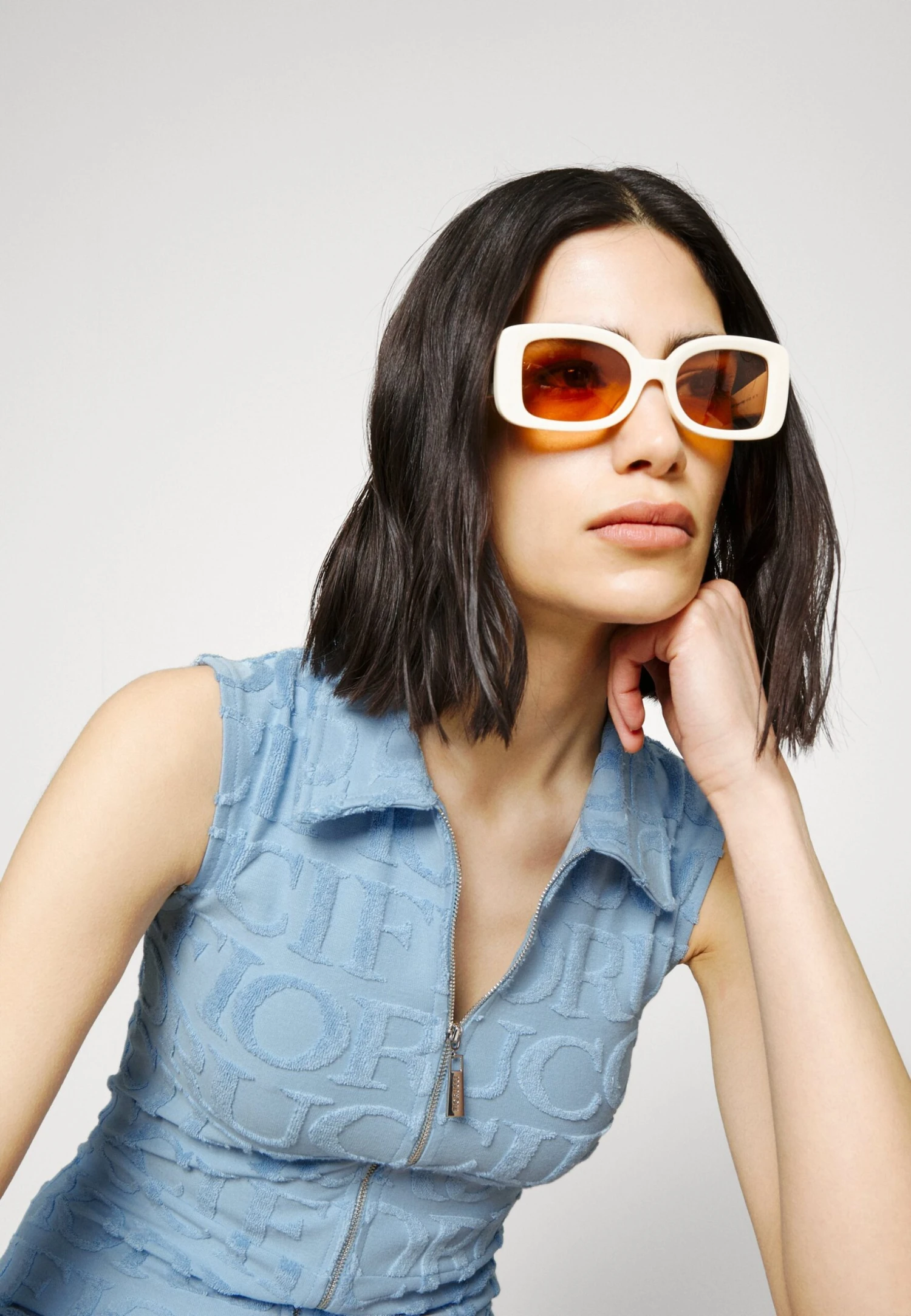 FIORUCCI TOWELLING PLAY SUIT - Kombinezon - Blue 4 FIORUCCI TOWELLING PLAY SUIT - Kombinezon - Blue - obrazek 4