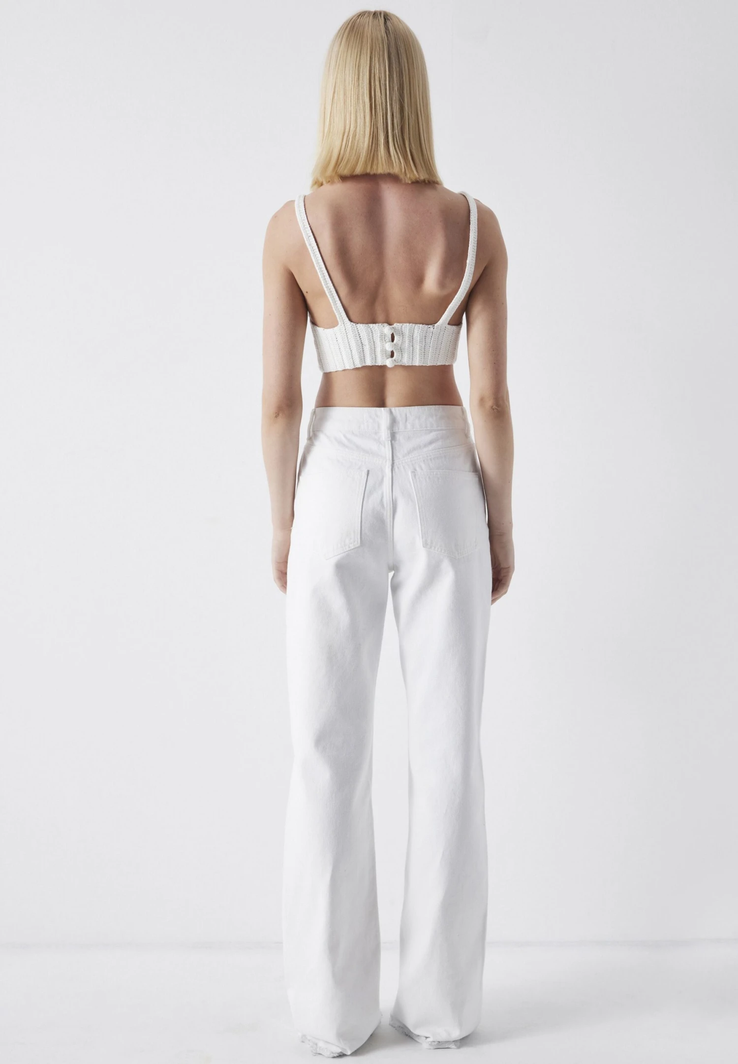 Ipekyol WIDE LEG - Jeansy Dzwony - Optique White 2 Ipekyol WIDE LEG - Jeansy Dzwony - Optique White - obrazek 2