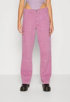 BDG Urban Outfitters UTILITY SKATE - Jeansy Relaxed Fit - Violet