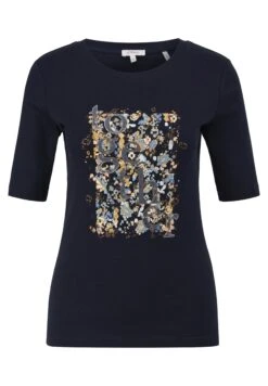 S.Oliver REHAUSSÉ D’UN IMPRIMÉ À EFFET - T-shirt Z Nadrukiem - Navy -Fashion Pol 983ff0177f704a7b85acf1fd5e1811cd