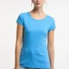 Ragwear ZIG ZAG - T-shirt Z Nadrukiem - Blue