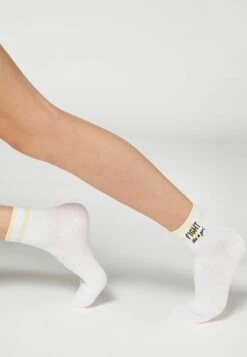 Calzedonia GIRL POWER - Skarpety - White Girl Power Fight