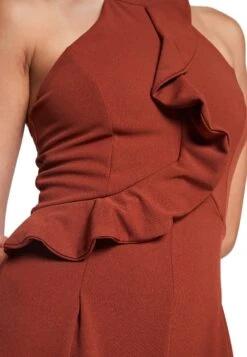 Wal G PENELOPE FRILL - Kombinezon - Burnt Orange -Fashion Pol a01560c223df4260a8e36e2d9a3bd729