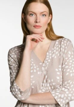 Ulla Popken Bluzka Z Długim Rękawem - Sand -Fashion Pol a13ebfd993e24762bc9ab188c1c76b37