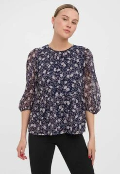 Vero Moda SCHÖSSCHEN - Bluzka - Navy Blazer 2