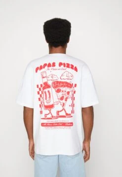 Jack & Jones JORPASTA TEE CREW NECK UNISEX - T-shirt Z Nadrukiem - White -Fashion Pol a2302a52e971425e8c6d0e0c02b206d8