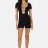 OW Collection Val Cut Out - Kombinezon - Black