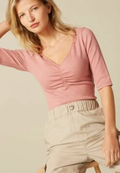 Next SHORT SLEEVE FRONT STANDARD - T-shirt Basic - Rose Pink