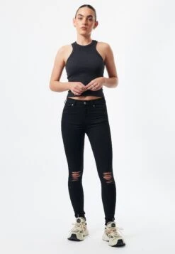 Dr. Denim LEXY - Jeansy Skinny Fit - Black