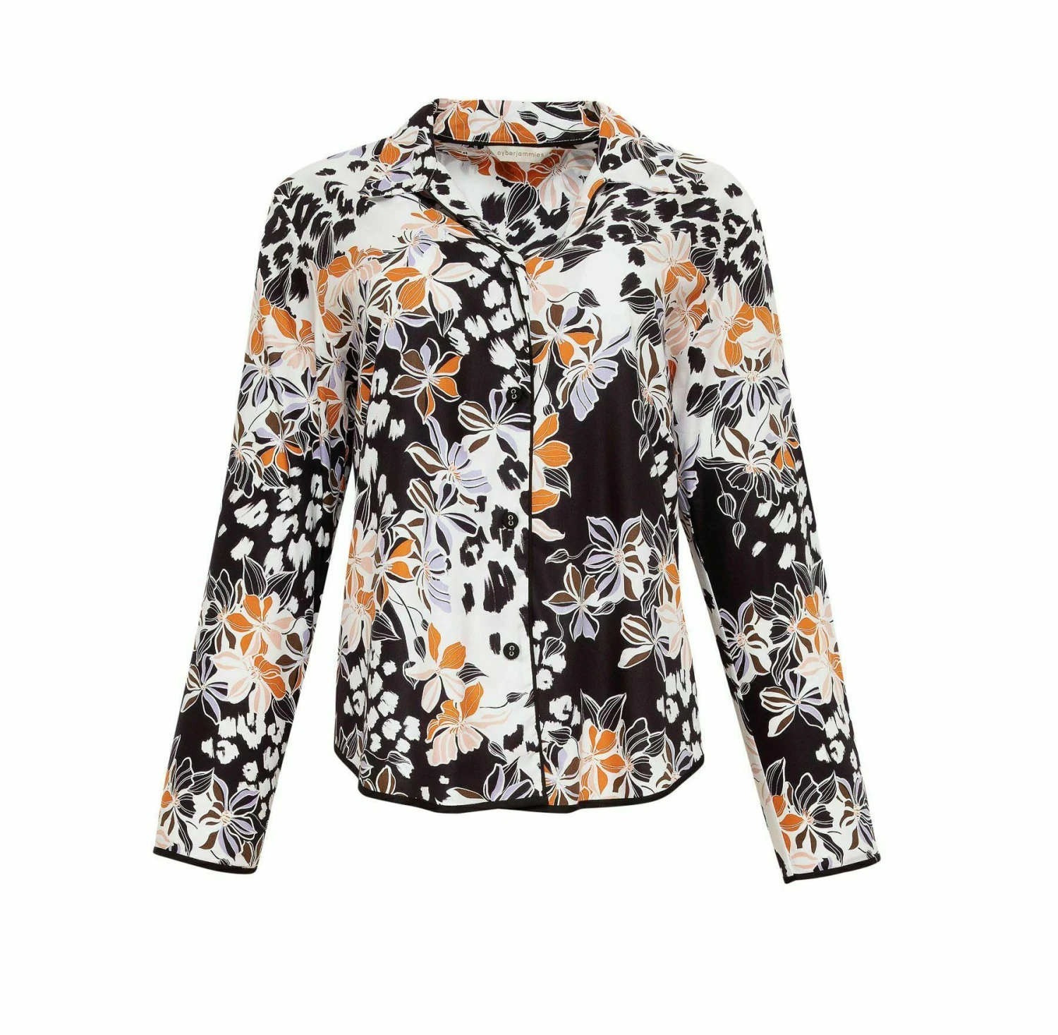 Cyberjammies KATIE - Koszulka Do Spania - Black Floral 4 Cyberjammies KATIE - Koszulka Do Spania - Black Floral - obrazek 4