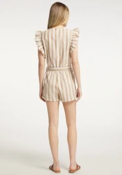 DREIMASTER IDEM - Kombinezon - Hellbraun Gestreift -Fashion Pol a6878e9fd72445eea44092f10c9b619c