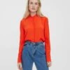 Vero Moda JAPANISCHER - Koszula - Red