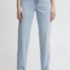 PZLIVA - Jeansy Straight Leg - Light Blue Denim