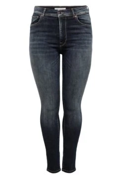 ONLY CARMAKOMA SHAPE UP - Jeansy Skinny Fit - Dark Blue Denim -Fashion Pol a779ad3592aa431990901701fc71028c