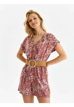 Kombinezon - Różowy -Fashion Pol abb71fe1a2c54640a4402ce4d818df14