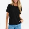 NUTIANA - T-shirt Basic - Caviar