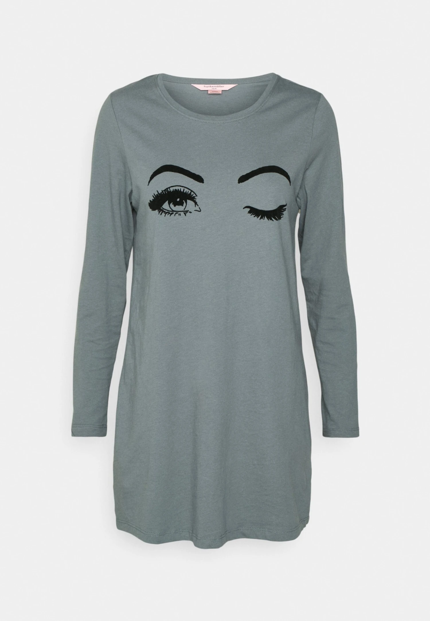 Hunkemöller NIGHTIE R-NECK WINK - Koszula Nocna - Grey 4 Hunkemöller NIGHTIE R-NECK WINK - Koszula Nocna - Grey - obrazek 4