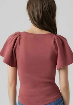 Vero Moda VMGINNY V NECK - T-shirt Basic - Dry Rose -Fashion Pol af2af7caf21243d2886d2dc00c34ffd0