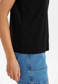 NUTIANA - T-shirt Basic - Caviar -Fashion Pol affdaf9a4b684d109f6ee45d50d356d4