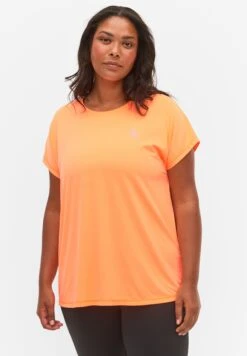 KURZARM - T-shirt Basic - Neon Orange