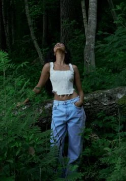 NA-KD Bluzka - Offwhite -Fashion Pol b3dc669075c840dfb07c54ad081291d7